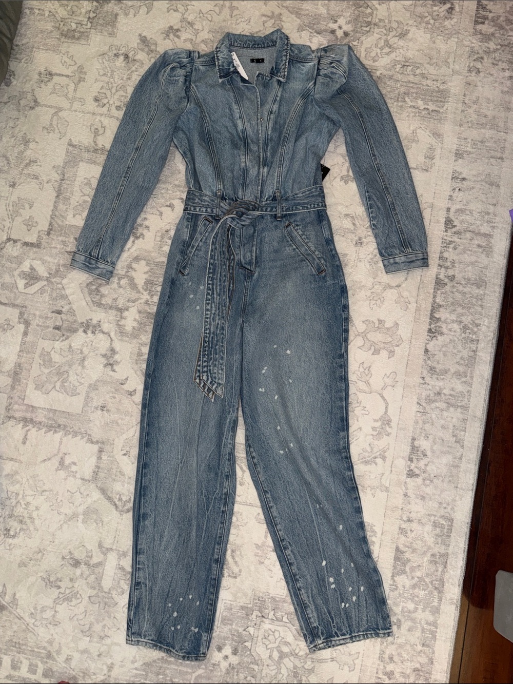 NWT- Express- Denim jumpsuit